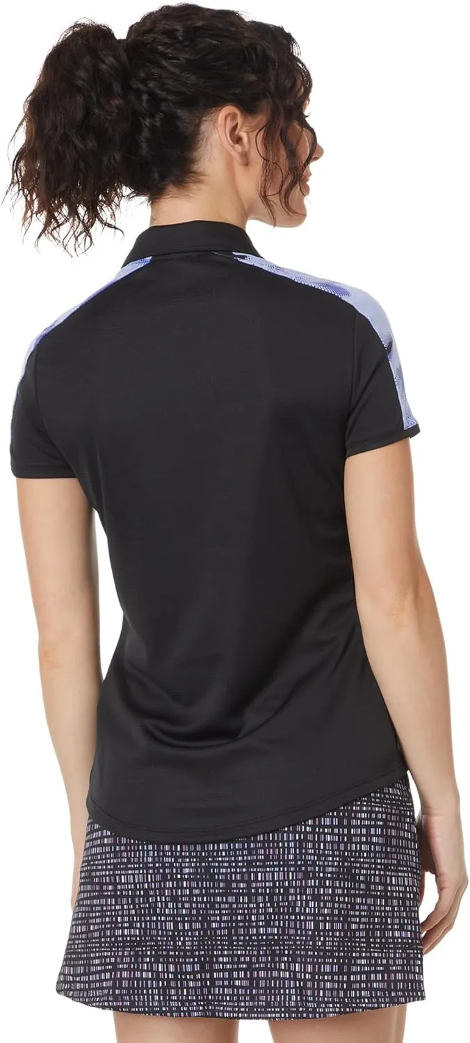 adidas Women's Ultimate365 Core Printed Golf Polo Shirt