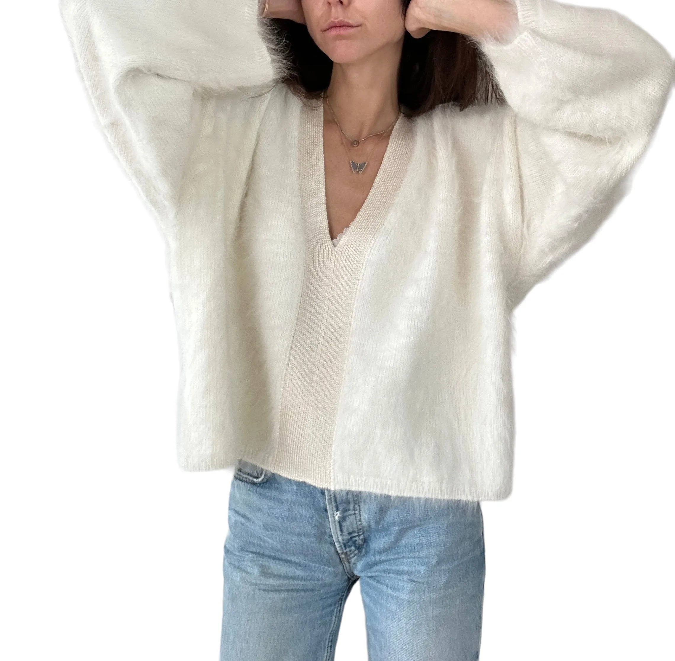 Angora Oversized Sweater - S