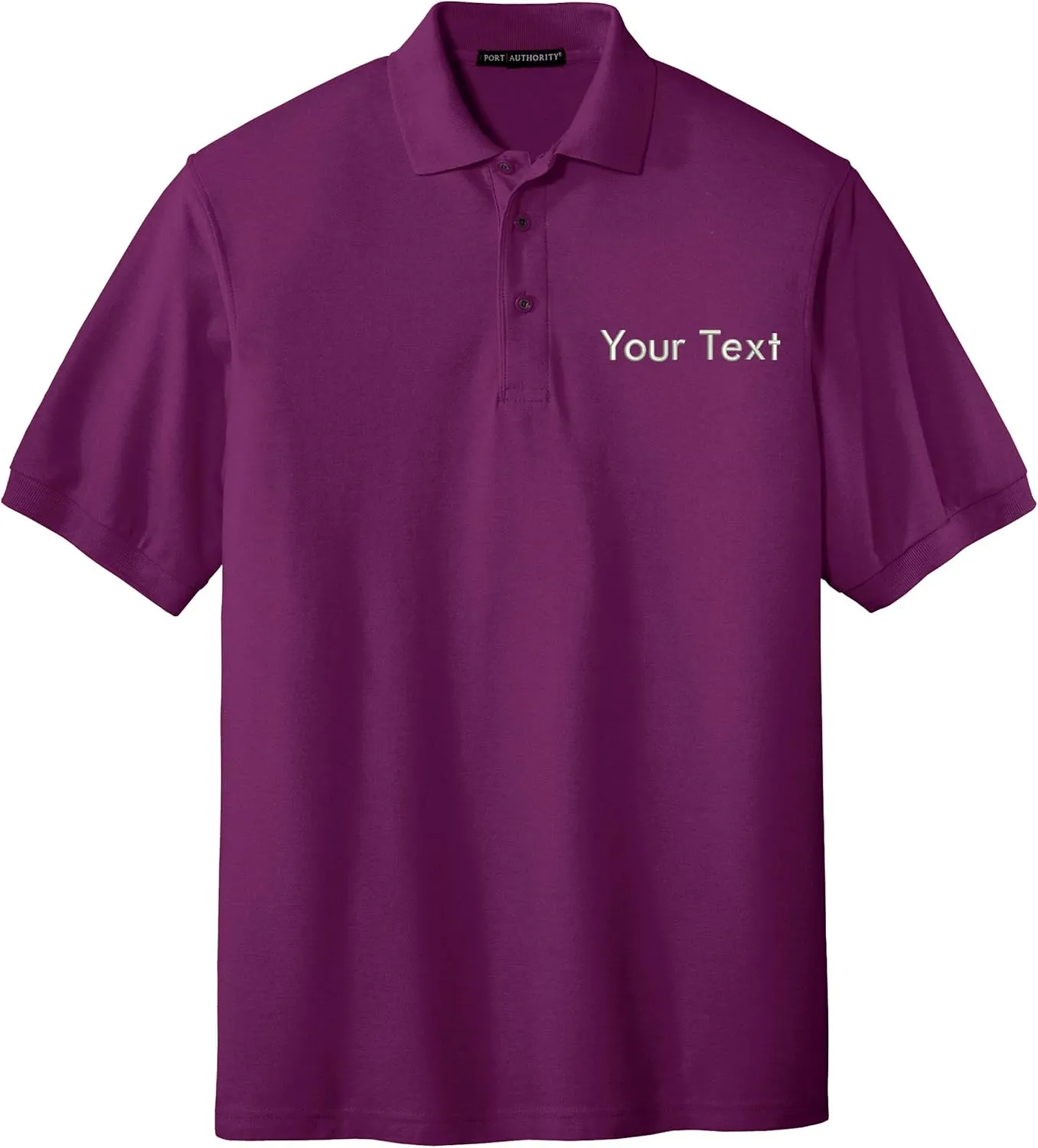INK STITCH Men K500 Custom Stitching Silk Touch Polo Custom Shirts - 37 Colors