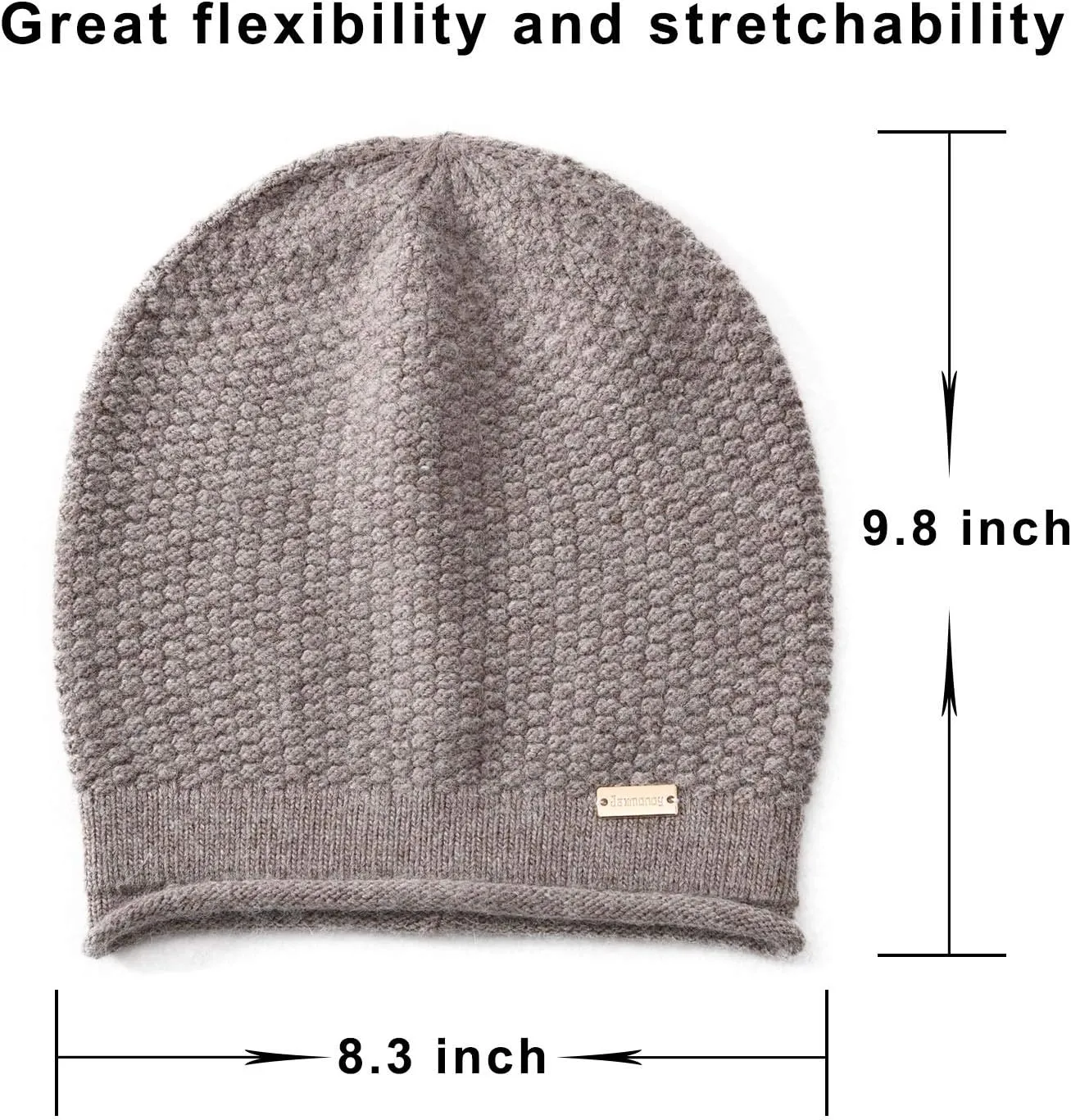 jaxmonoy Slouchy Beanies for Women Winter Soft Warm Hat Skull Cap Ladies Slouch Knitted Beanie Knit Hat for Women
