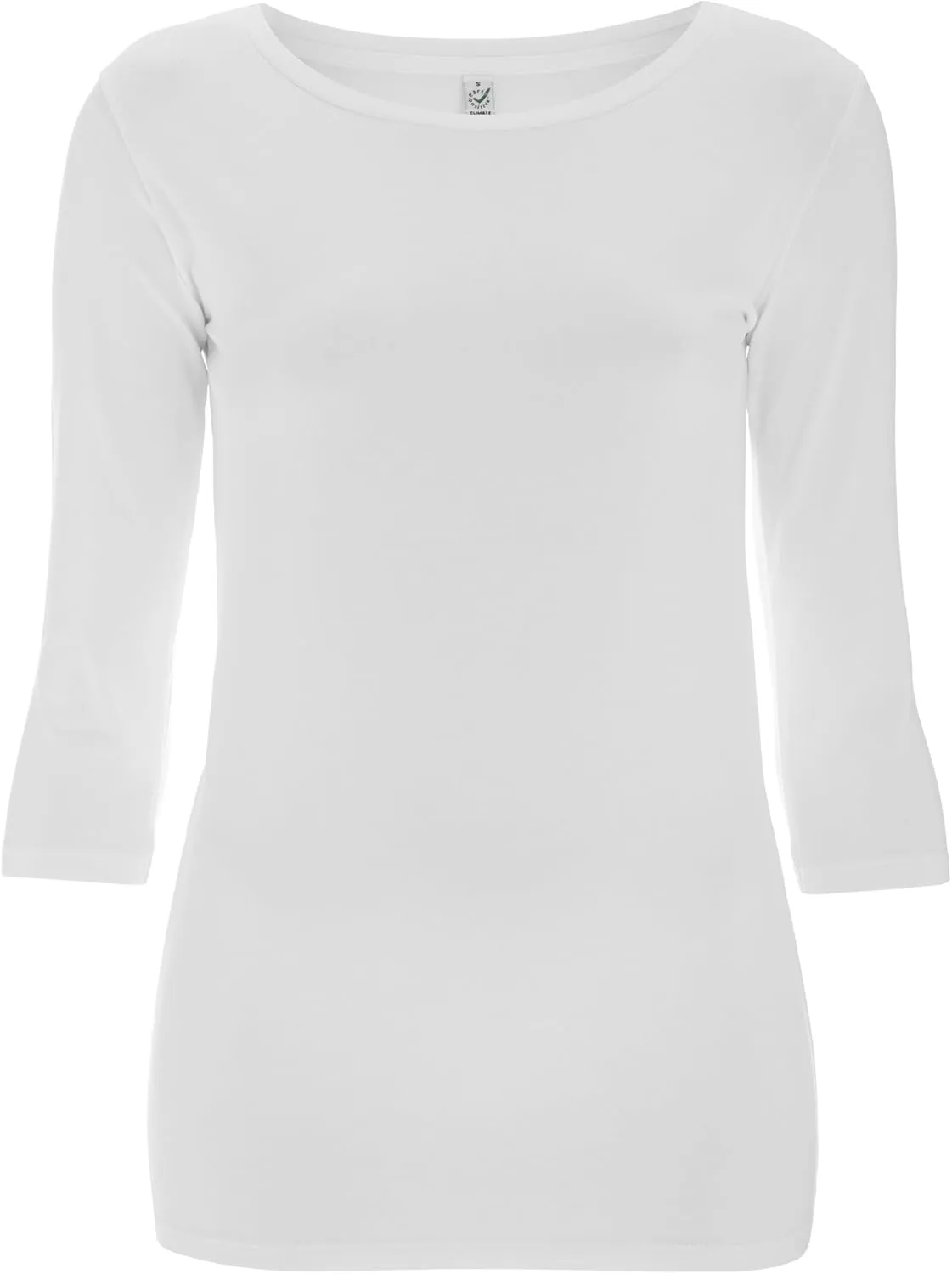 Long Sleeve T-Shirt for Women | White & Black Organic Cotton Tee
