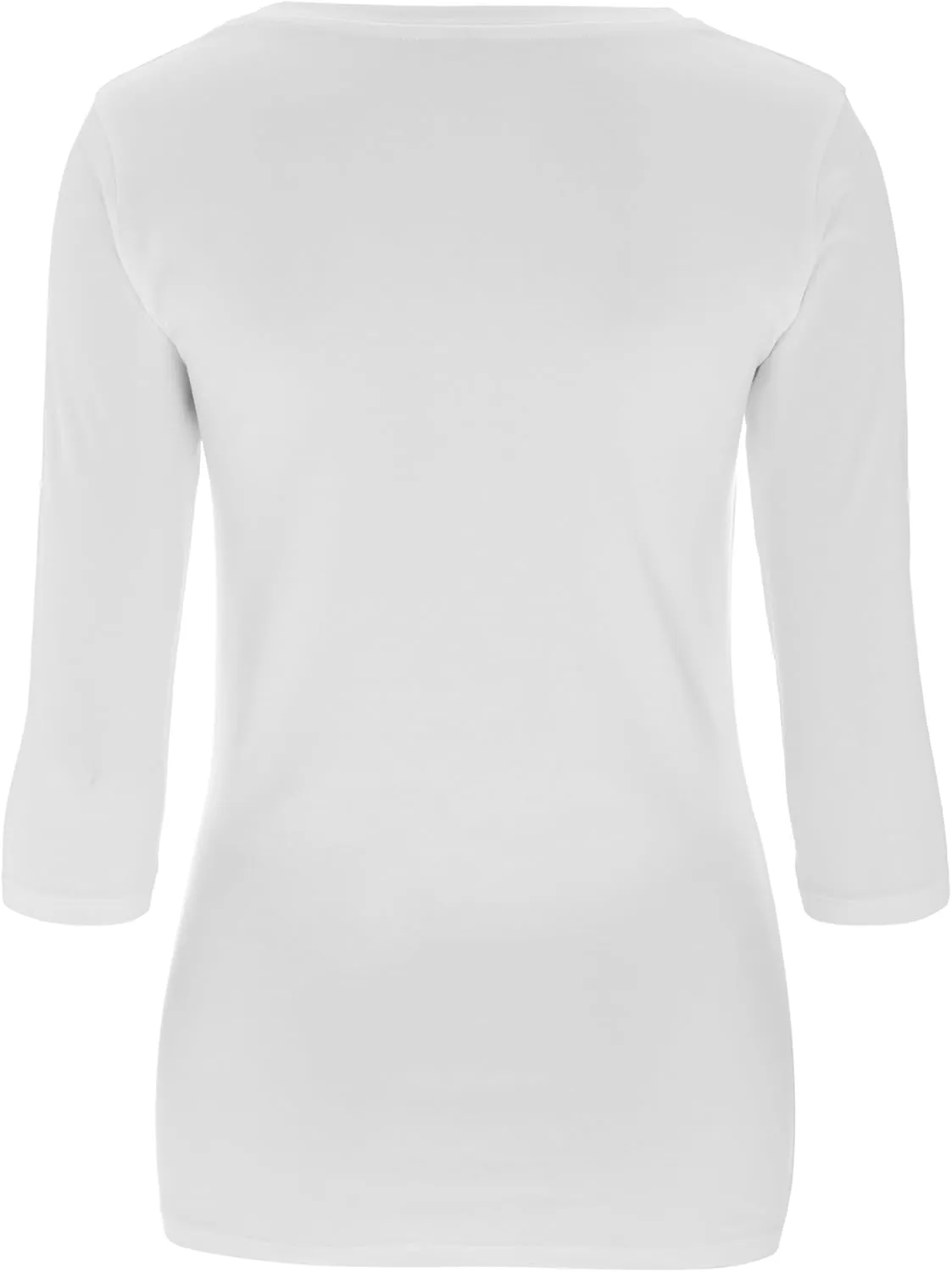 Long Sleeve T-Shirt for Women | White & Black Organic Cotton Tee