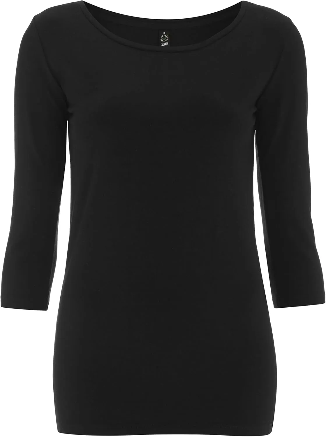 Long Sleeve T-Shirt for Women | White & Black Organic Cotton Tee